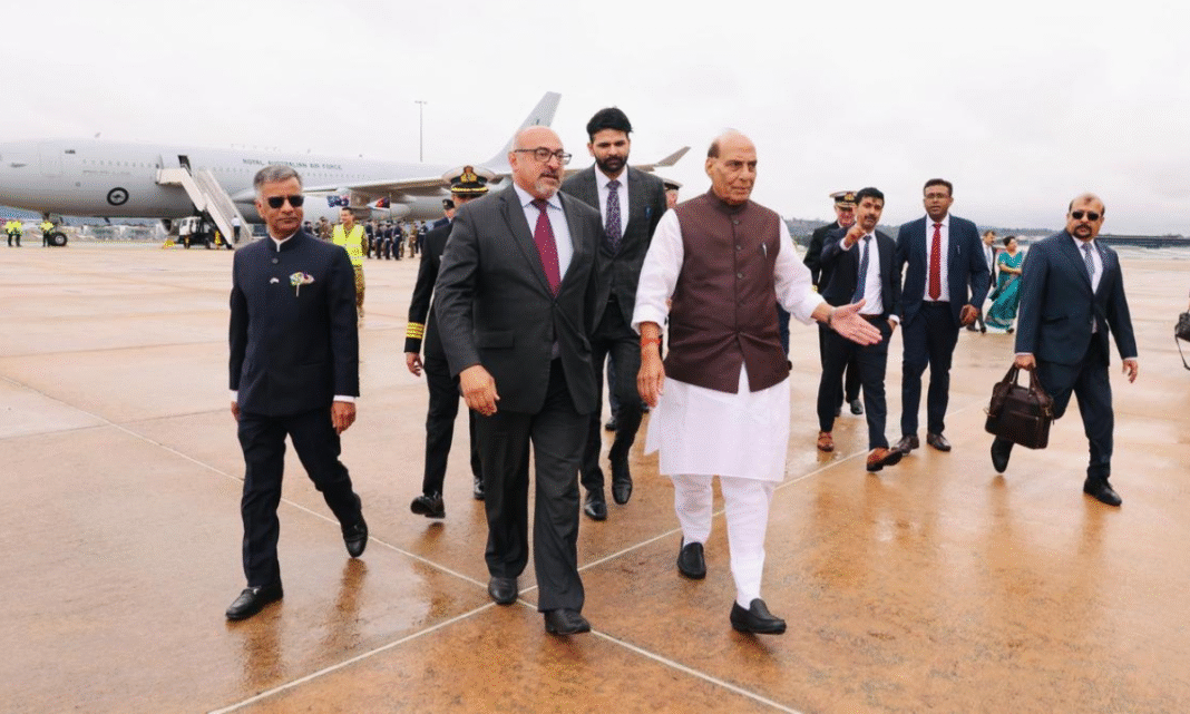 Rajnath Singh in Australia