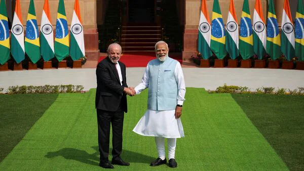 Brazil President Lula Gets Ceremonial Welcome in Delhi