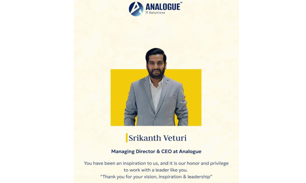 Veturi Srikanth: Building Reliable Tech in Telangana
