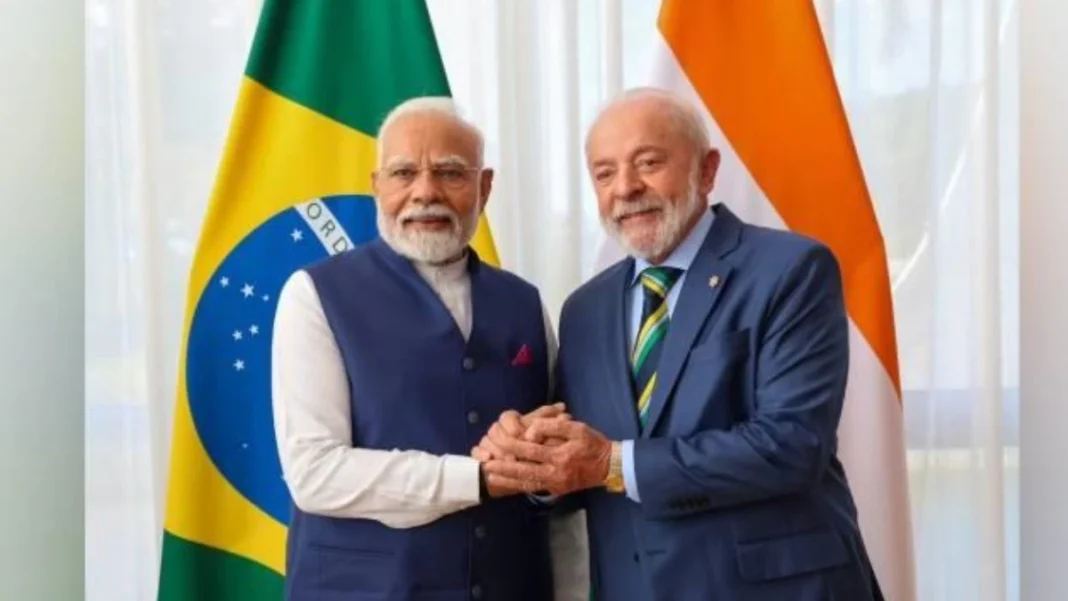 PM Modi Meets Brazil President Lula in Delhi