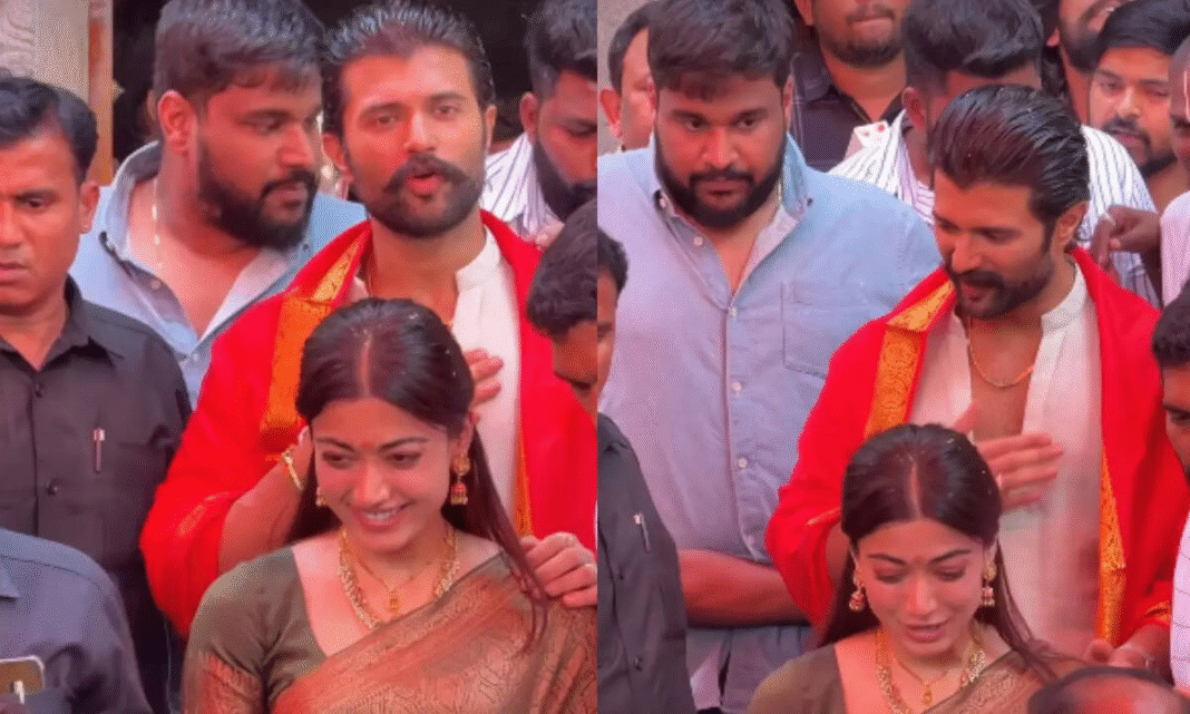 Rashmika-Vijay Visit Tirupati After Wedding