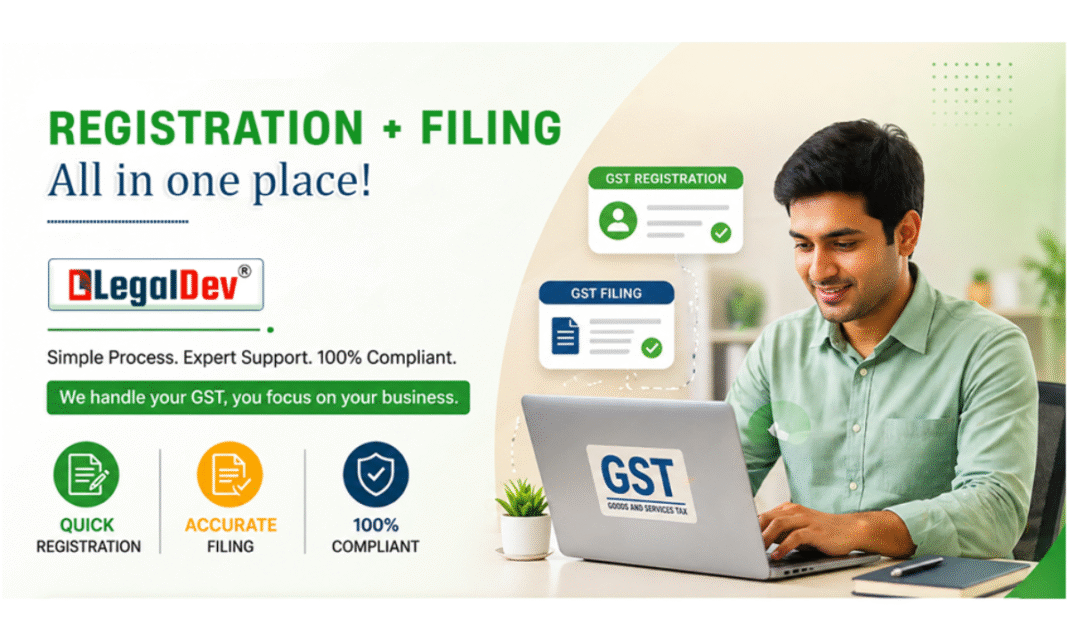 LegalDev GST filing and company registration platform India