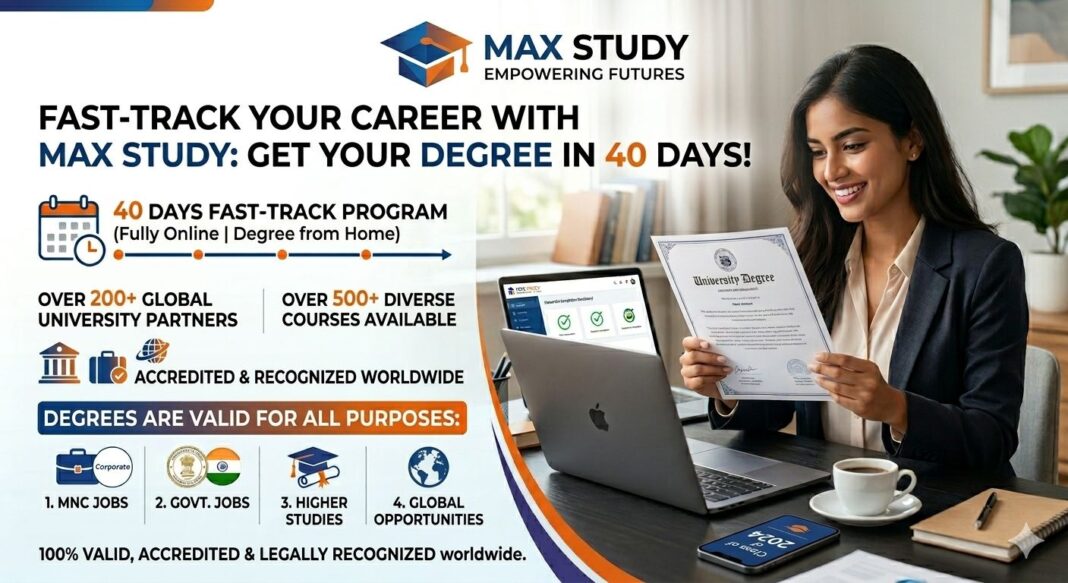 Max Study Expands Access to Higher Education with Fast, Flexible Degree Solutions